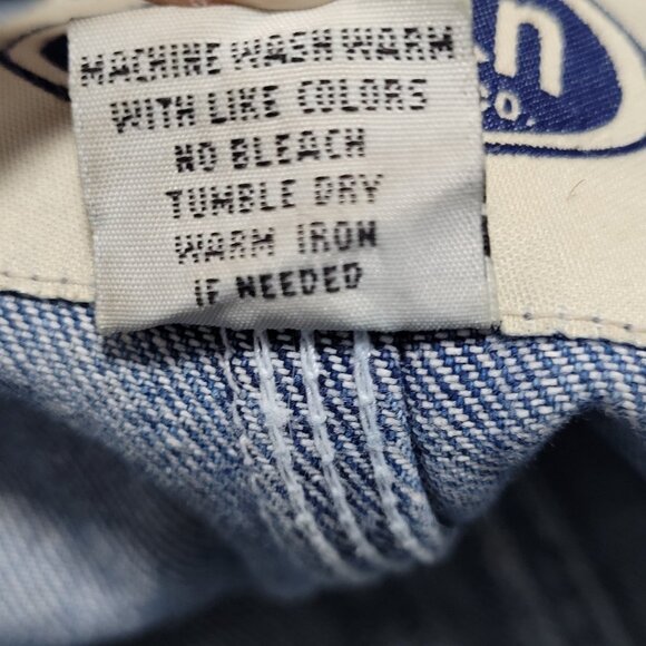 Austin Clothing Blue Denim 100% Cotton Workwear Utility Jean Overalls Large L 32 - Picture 15 of 15